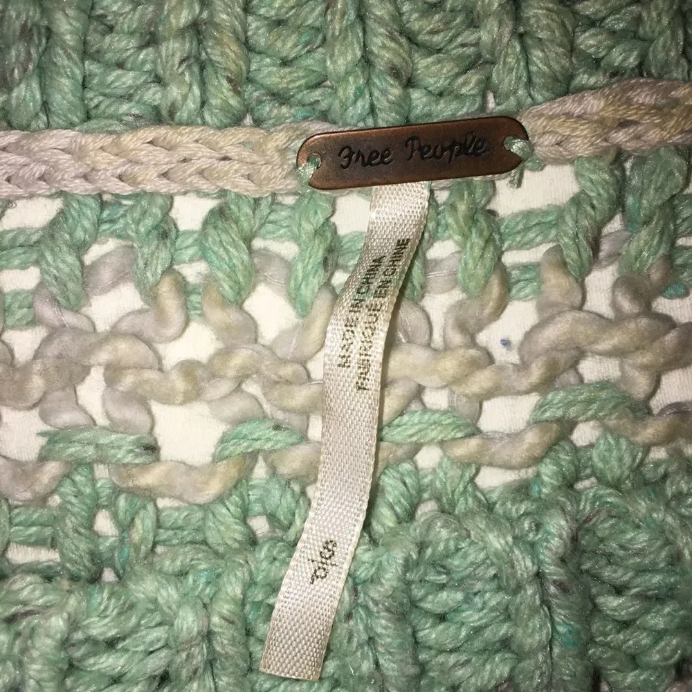 Free People Crochet Sweater